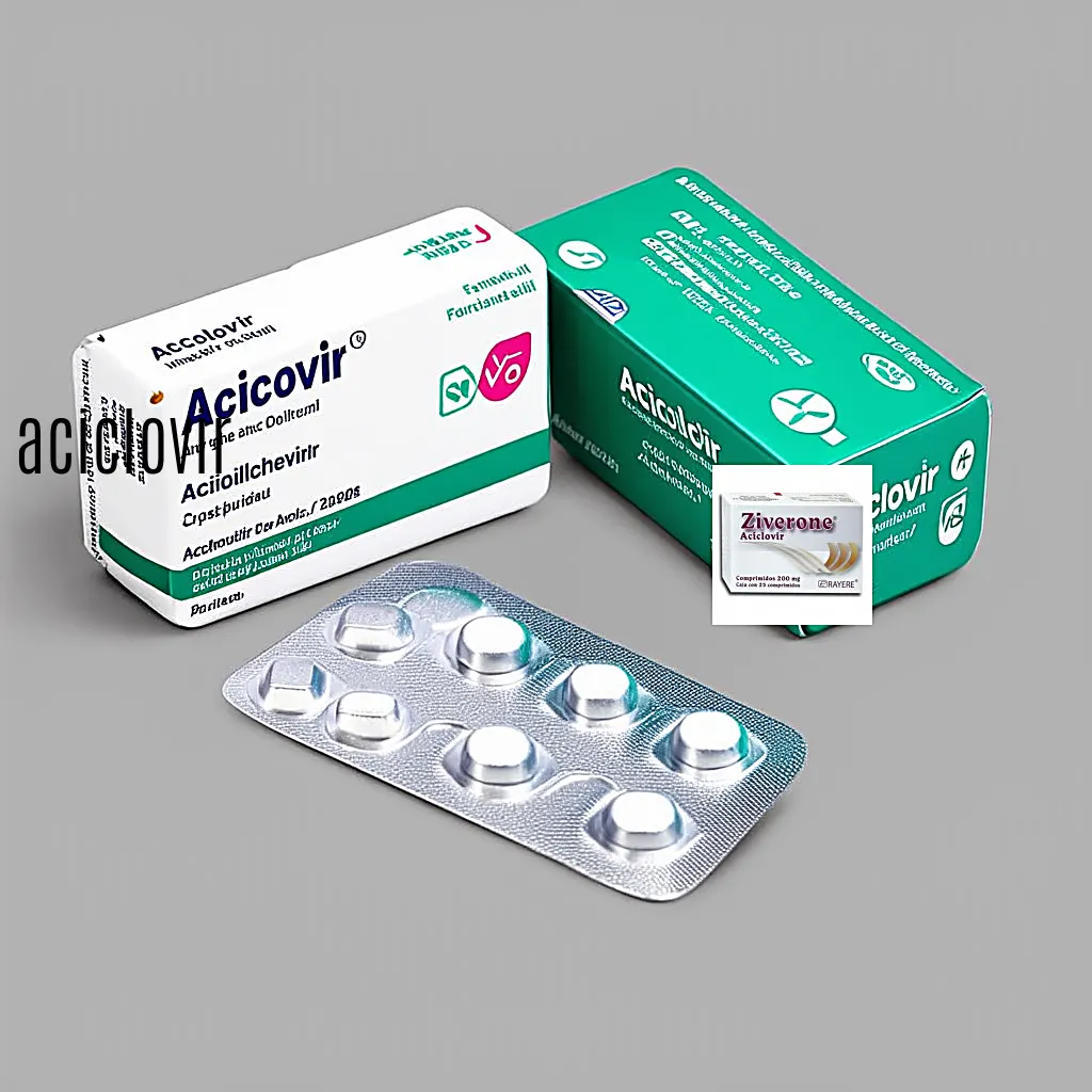 Aciclovir comprimidos receta